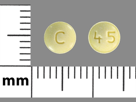 C 45: (52343-038) Olanzapine 2.5 mg Oral Tablet by Citron Pharma LLC