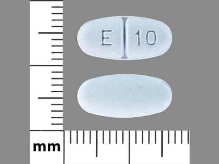 E 10: (52343-069) Levetiracetam 250 mg Oral Tablet, Film Coated by Remedyrepack Inc.
