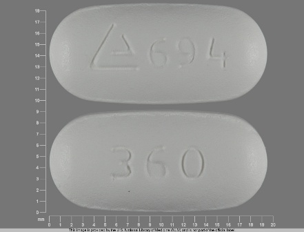 360 694: (52544-694) 24 Hr Matzim 360 mg Extended Release Tablet by Watson Pharma, Inc.
