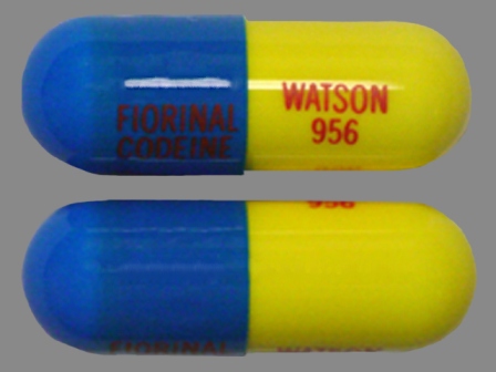 FIORINAL CODEINE WATSON 956: (52544-956) Fiorinal With Codeine Oral Capsule by Allergan, Inc.