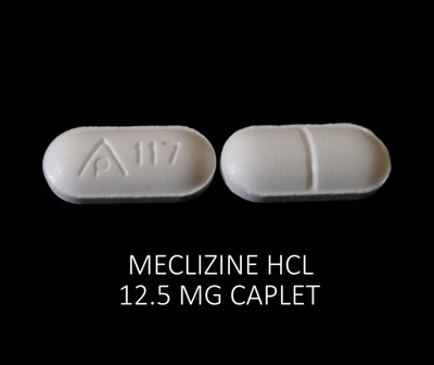 AP 117: (53002-6060) Meclizine Hcl 12.5 mg 12.5 mg Oral Tablet by Rpk Pharmaceuticals, Inc.