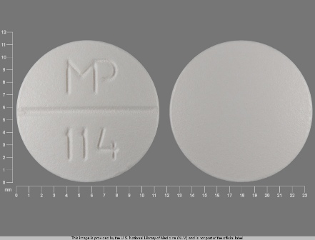 MP 114: (53489-511) Trazodone Hydrochloride 100 mg Oral Tablet by Mutual Pharmaceutical Company, Inc.