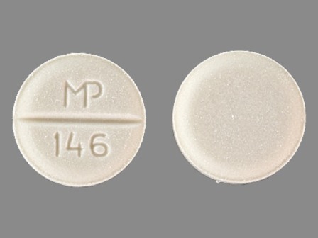 MP 146: (53489-529) Atenolol 50 mg Oral Tablet by Mutual Pharmaceutical Company, Inc.
