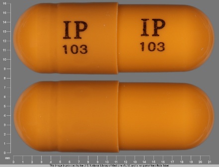 IP103: (53746-103) Gabapentin 400 mg Oral Capsule by Amneal Pharmaceuticals of Ny LLC