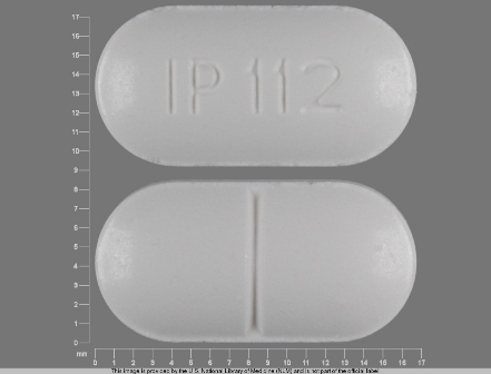 IP 112: (53746-112) Apap 500 mg / Hydrocodone Bitartrate 7.5 mg Oral Tablet by Amneal Pharmaceuticals