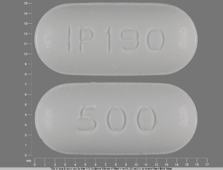 IP190 500: (53746-190) Naproxen 500 mg Oral Tablet by Amneal Pharmaceuticals
