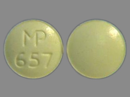 MP 657: (54738-907) Clonidine Hydrochloride 100 Mcg Oral Tablet by Richmond Pharmaceuticals, Inc.
