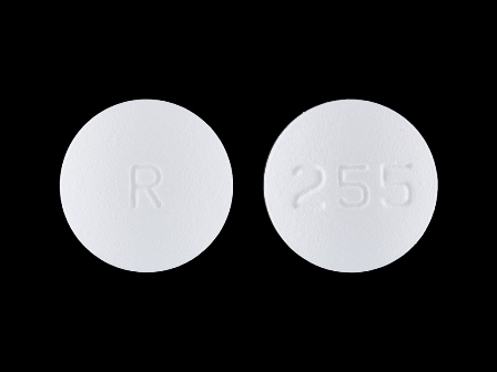 R 255: (55111-255) Carvedilol 25 mg Oral Tablet by Dr. Reddy's Laboratories Limited