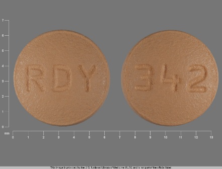 RDY 342: (55111-342) Citalopram 10 mg (As Citalopram Hydrobromide 12.49 mg) Oral Tablet by International Labs, Inc.