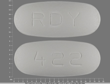 RDY 422: (55111-422) Ciprofloxacin 500 mg 24 Hr Extended Release Tablet by Dr. Reddy's Laboratories Limited