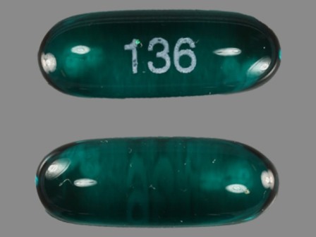 136: (57664-136) Vitamin D2 50,000 Unt Oral Capsule by Caraco Pharmaceutical Laboratories, Ltd.