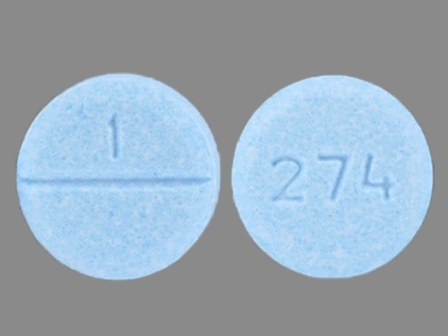 1 274: (57664-274) Clonazepam 1 mg Oral Tablet by Caraco Pharmaceutical Laboratories, Ltd.