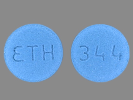 ETH 344: (58177-344) Bzp Hydrochloride 40 mg Oral Tablet by Ethex