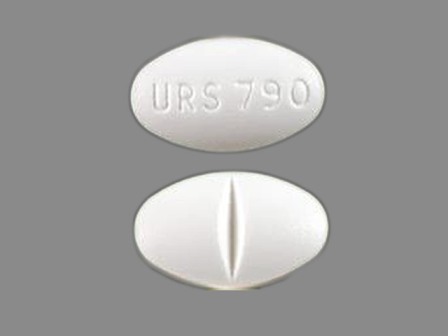 URS790: (58914-790) Ursodiol 500 mg Oral Tablet by Actavis Pharma, Inc.