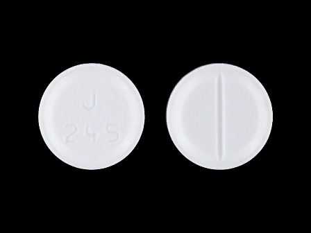J 245: (59746-245) Lamotrigine 25 mg Oral Tablet by Jubilant Cadista Pharmaceuticals, Inc.