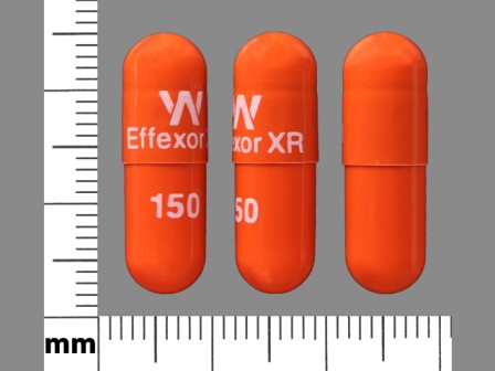 EffexorXR 150: (59762-0182) Venlafaxine (As Venlafaxine Hydrochloride) 150 mg 24 Hr Extended Release Capsule by Greenstone LLC