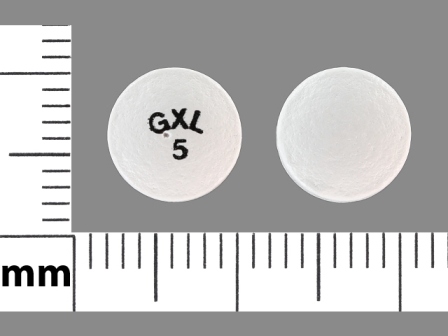 GXL 5: (59762-0541) Glipizide ER 5 mg 24 Hr Extended Release Tablet by Greenstone LLC
