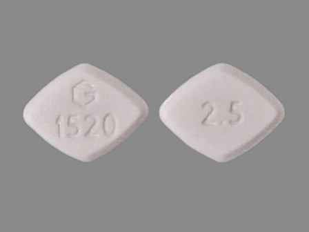 G 1520 2 5: (59762-1520) Amlodipine Besylate 2.5 mg/1 Oral Tablet by Kaiser Foundation Hospitals