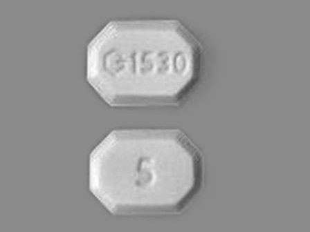 G 1530 5: (59762-1530) Amlodipine (As Amlodipine Besylate) 5 mg Oral Tablet by Greenstone LLC