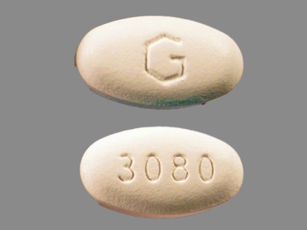 G 3080: (59762-3080) Azithromycin 600 mg Oral Tablet by Greenstone LLC