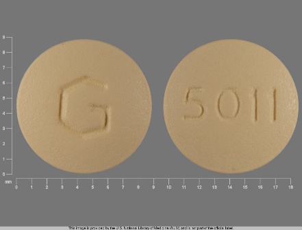 G 5011: (59762-5011) Spironolactone 25 mg Oral Tablet by Greenstone LLC