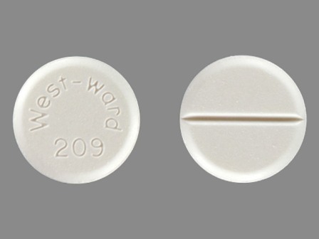 Westward 209: (60429-116) Chlorothiazide 250 mg Oral Tablet by Golden State Medical Supply, Inc.