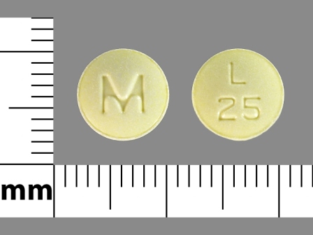 L 25 M: (60429-209) Lisinopril 20 mg Oral Tablet by Golden State Medical Supply, Inc.