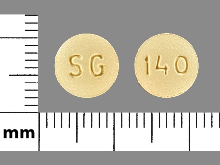 SG 140: (60429-322) Donepezil Hydrochloride 10 mg Oral Tablet, Film Coated by Avkare, Inc.