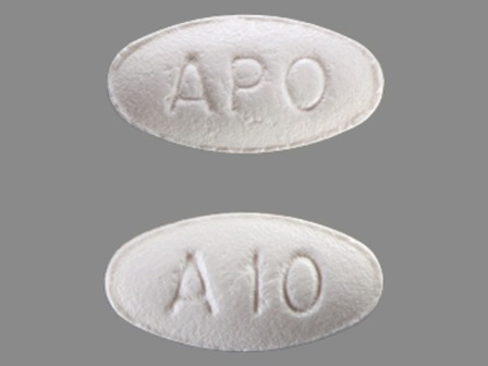 APO A10: (60429-323) Atorvastatin (As Atorvastatin Calcium) 10 mg Oral Tablet by Golden State Medical Supply, Inc.
