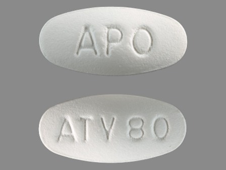 APO ATV80: (60429-326) Atorvastatin (As Atorvastatin Calcium) 80 mg Oral Tablet by Golden State Medical Supply, Inc.