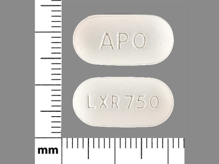 APO LXR 750: (60429-350) Levetiracetam 750 mg 24 Hr Extended Release Tablet by Golden State Medical Supply, Inc.
