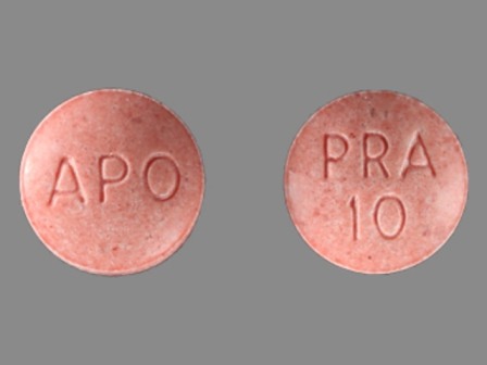 APO PRA 10: (60429-367) Pravastatin Sodium 10 mg Oral Tablet by Golden State Medical Supply