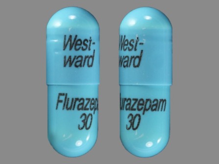Flurazepam West;ward;Flurazepam;30