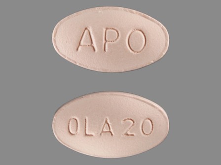 APO OLA 20: (60429-625) Olanzapine 20 mg Oral Tablet, Film Coated by Aphena Pharma Solutions - Tennessee, LLC