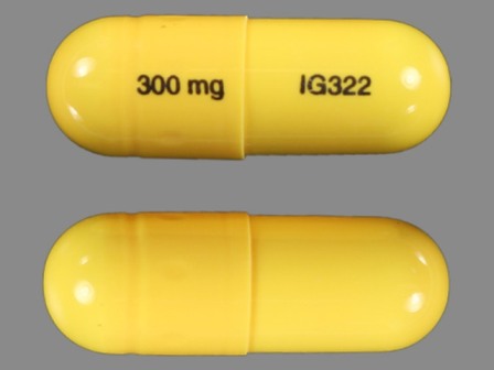 IG322 300mg: (60429-739) Gabapentin 300 mg Oral Capsule by Golden State Medical Supply, Inc.