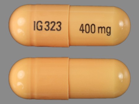 IG323 400mg: (60429-740) Gabapentin 400 mg Oral Capsule by Golden State Medical Supply, Inc.