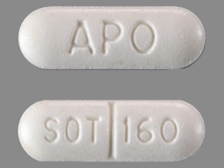 APO SOT 160: (60429-750) Sotalol Hydrochloride 160 mg Oral Tablet by Golden State Medical Supply, Inc.