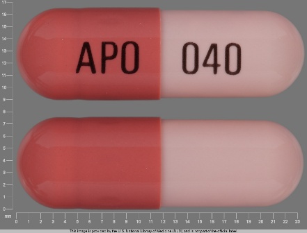 APO 040: (60505-0146) Omeprazole 40 mg Oral Capsule, Delayed Release by Unit Dose Services