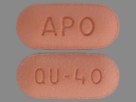 APO QU-40: (60505-0175) Quinapril (As Quinapril Hydrochloride) 40 mg Oral Tablet by Apotex Corp.