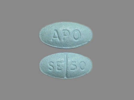 APO SE 50: (60505-0181) Sertraline (As Sertraline Hydrochloride) 50 mg Oral Tablet by Apotex Corp