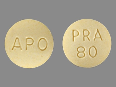 APO PRA 80: (60505-1323) Pravastatin Sodium 80 mg Oral Tablet by Apotex Corp.