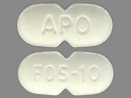 APO FOS 10: (60505-2510) Fnp Sodium 10 mg Oral Tablet by Golden State Medical Supply