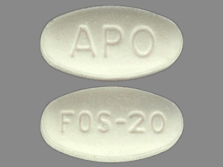 APO FOS 20: (60505-2511) Fnp Sodium 20 mg Oral Tablet by Apotex Corp.