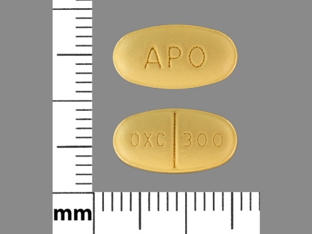 OXC 300 APO: (60505-2535) Oxcarbazepine 300 mg Oral Tablet by Apotex Corp.