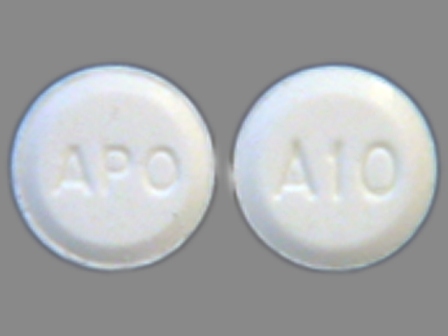 APO A10: (60505-2593) Alendronic Acid 10 mg (As Alendronate Sodium 13.1 mg) Oral Tablet by Apotex Corp.