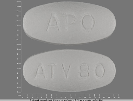 APO ATV80: (60505-2671) Atorvastatin (As Atorvastatin Calcium) 80 mg Oral Tablet by Apotex Corp.