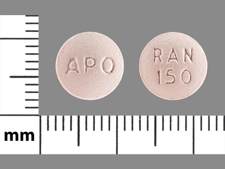(60505-2880) Ranitidine 150 mg (As Ranitidine Hydrochloride 168 mg) Oral Tablet by Apotex Corp.