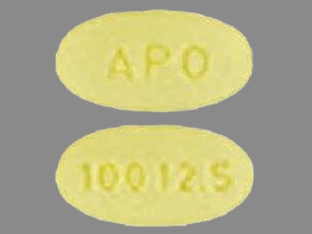 APO 100 12 5: (60505-2916) Hctz 12.5 mg / Losartan Potassium 100 mg Oral Tablet by Apotex Corp.