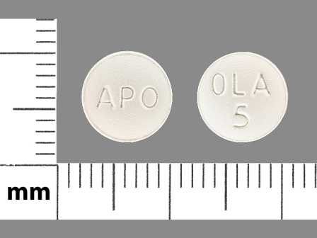 APO OLA 5: (60505-3111) Olanzapine 5 mg Oral Tablet by Apotex Corp.