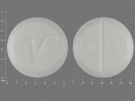 5094 V: (60687-122) Prednisone 5 mg Oral Tablet by American Health Packaging